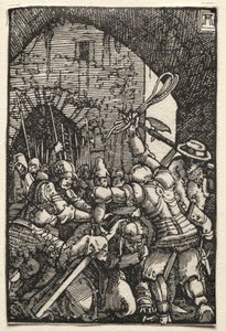 La Caída y Redención del Hombre: Cristo Llevando la Cruz de Albrecht Altdorfer