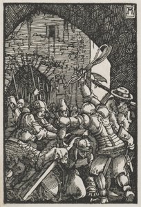 La Caída y Redención del Hombre: Cristo Cargando la Cruz de Albrecht Altdorfer
