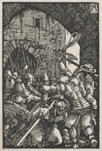 La caída y redención del hombre: Cristo llevando la cruz de Albrecht Altdorfer