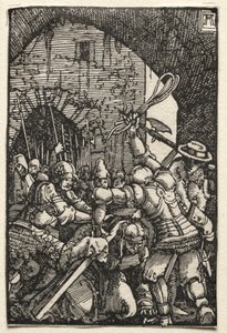 La caída y redención del hombre: Cristo llevando la cruz, c. 1515 de Albrecht Altdorfer