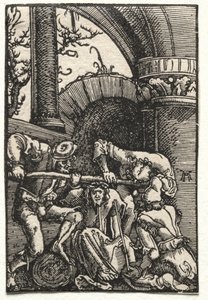La Caída y Redención del Hombre: Cristo Coronado de Espinas, c. 1515 de Albrecht Altdorfer