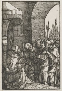 La Caída y Redención del Hombre: Cristo ante Pilato, c. 1515 de Albrecht Altdorfer