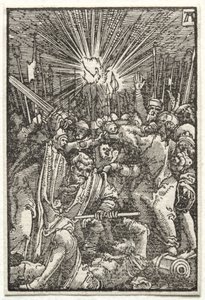 La caída y redención del hombre: Cristo capturado de Albrecht Altdorfer