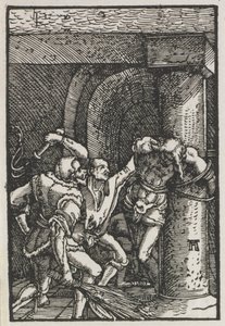 La Caída y Redención del Hombre: Flagelación de Cristo de Albrecht Altdorfer