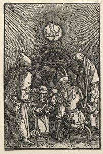La caída y redención del hombre: La circuncisión, c. 1515 de Albrecht Altdorfer