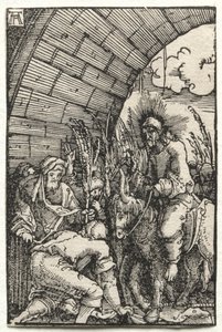 La caída y redención del hombre: La entrada en Jerusalén, c. 1515