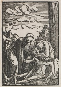 La Caída y Redención del Hombre: El Lamento Bajo la Cruz de Albrecht Altdorfer