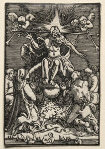 La caída y redención del hombre: El Juicio Final, c. 1515 de Albrecht Altdorfer