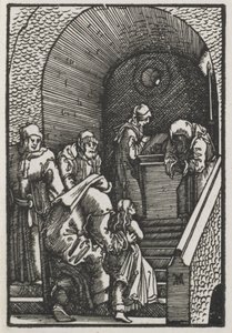 La Caída y Redención del Hombre: La Presentación de la Virgen en el Templo, 1515 de Albrecht Altdorfer