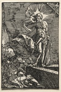 La caída y redención del hombre: La resurrección, c. 1515 de Albrecht Altdorfer