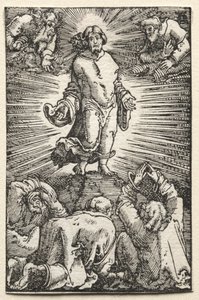 La caída y redención del hombre: La transfiguración, c. 1515 de Albrecht Altdorfer