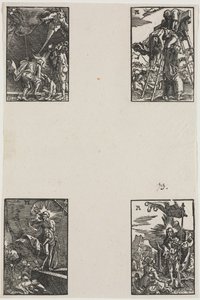 La Caída y Redención del Hombre, c. 1515 de Albrecht Altdorfer