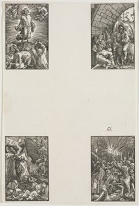 La Caída y Redención del Hombre, c. 1515 de Albrecht Altdorfer