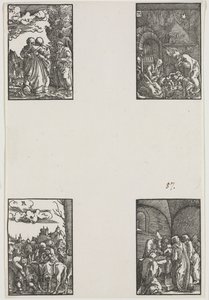 La caída y redención del hombre, c. 1515 de Albrecht Altdorfer