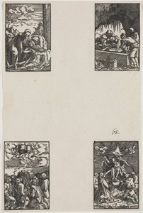 La caída y redención del hombre, c. 1515 de Albrecht Altdorfer