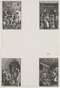 La Caída y Redención del Hombre, c. 1515 de Albrecht Altdorfer
