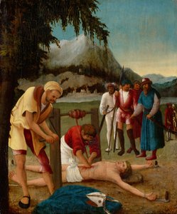 El martirio de San Erasmo, 1518-20