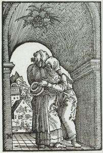 El encuentro de Joaquín y Ana de Albrecht Altdorfer