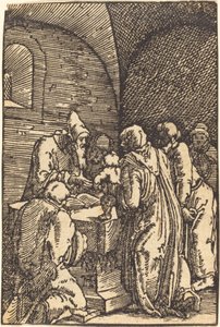 La presentación de Cristo en el templo de Albrecht Altdorfer