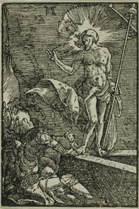 La Resurrección, de La Caída y Redención del Hombre de Albrecht Altdorfer