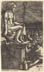 La cortesana romana (La venganza del mago Virgilio) de Albrecht Altdorfer