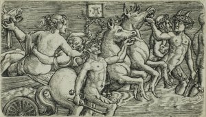 El triunfo de los dioses del mar de Albrecht Altdorfer