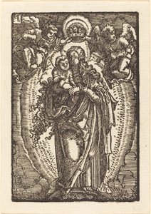 La Virgen como Reina del Cielo de Albrecht Altdorfer
