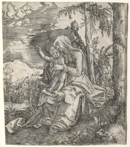 La Virgen en un Paisaje de Albrecht Altdorfer