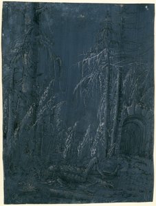 Píramo muerto de Albrecht Altdorfer