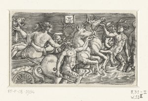 Triunfo de los dioses del mar de Albrecht Altdorfer