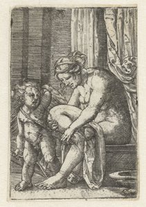 Venus después del baño de Albrecht Altdorfer