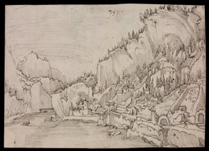 Sarmingstein an der Donau de Albrecht Altdorfer