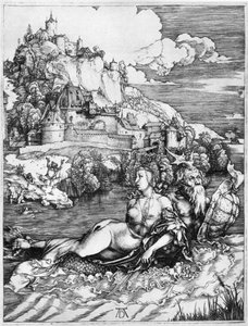 Un monstruo marino llevándose a una princesa, 1500, 1936