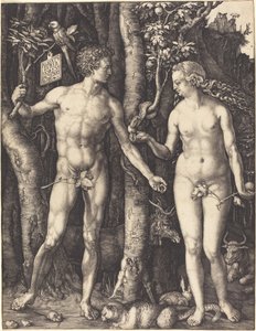 Adán y Eva de Albrecht Dürer