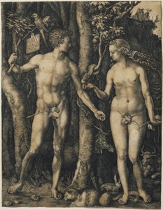 Adán y Eva de Albrecht Dürer