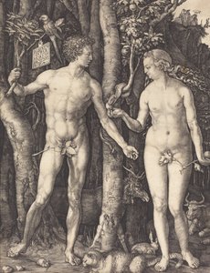Adán y Eva de Albrecht Dürer