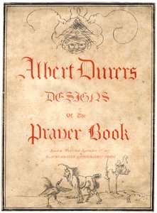 Diseños de Albert Dürer para el Libro de Oraciones, 1817