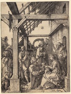 Adoración de los Reyes Magos de Albrecht Dürer
