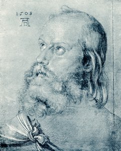 Cabeza de apóstol de Albrecht Dürer