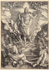 La Resurrección de Cristo, lámina 12 de la serie «La Gran Pasión» de Albrecht Dürer