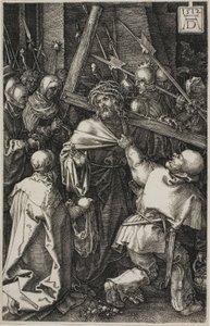 El porte de la cruz, de La Pasión grabada de Albrecht Dürer