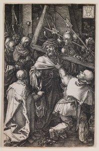 Cargando la Cruz, de la serie “La Pasión Grabada” de Albrecht Dürer