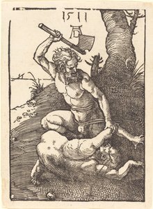 Caín matando a Abel de Albrecht Dürer