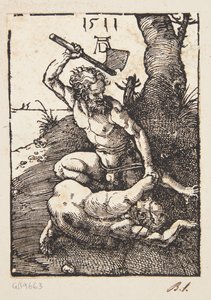 Caín matando a Abel de Albrecht Dürer