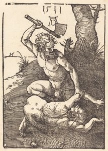 Caín matando a Abel, 1511 de Albrecht Dürer