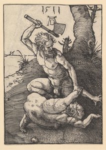 Caín matando a Abel de Albrecht Dürer