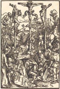 Calvario con las tres cruces de Albrecht Dürer
