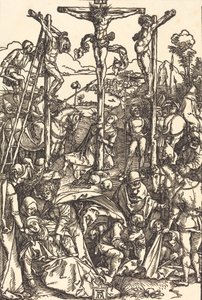 Calvario con las tres cruces, c. 1504-1505 de Albrecht Dürer