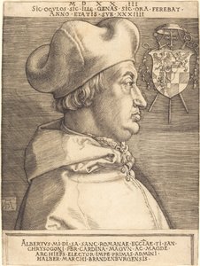 Cardenal Albrecht de Brandeburgo ("Gran Cardenal") de Albrecht Dürer