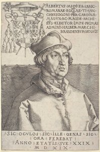 Cardenal Albrecht de Brandeburgo ("Pequeño Cardenal") de Albrecht Dürer